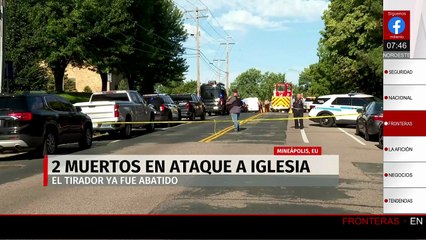 Se registra tiroteo en la iglesia de la Anunciación en Mineápolis, EU