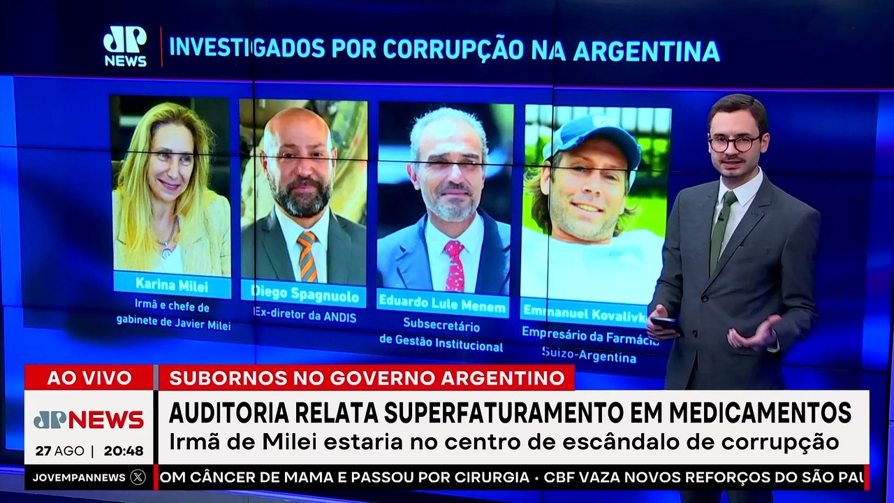 Milei sofre ataque com pedras em Buenos Aires e é retirado às pressas; Neitzke e Kobayashi analisam