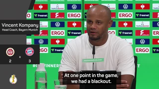 Bayern showed character to avoid DFB-Pokal upset - Kompany