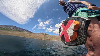 Wakesurfing Fun on Grant Lake in the Beautiful June Lake Loop, CA