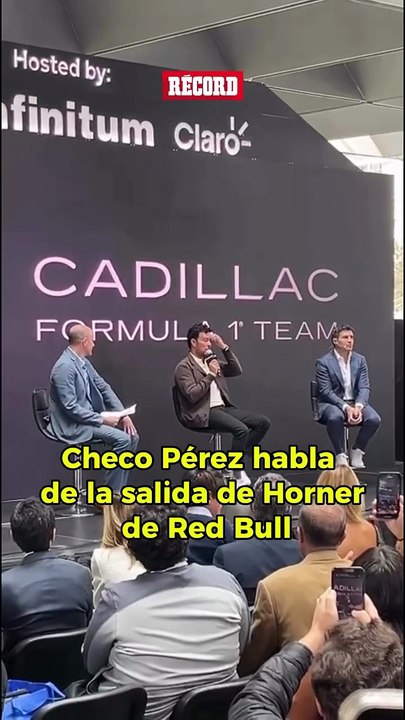 Checo Pérez habló sin profundizar sobre la salida de Christian Horner de Red Bull.