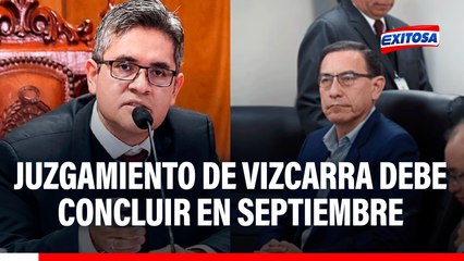Martín Vizcarra: Juzgamiento del expresidente debería concluir en septiembre, señala fiscal Pérez