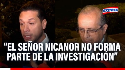 Nicanor Boluarte no forma parte de la investigación por mina 'El Dorado', señala su abogado
