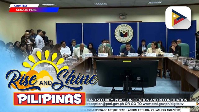 Panukalang batas na layong palakasin ang ‘Espionage Law’, tinalakay sa pagdinig ng Senate Committee on National Defense