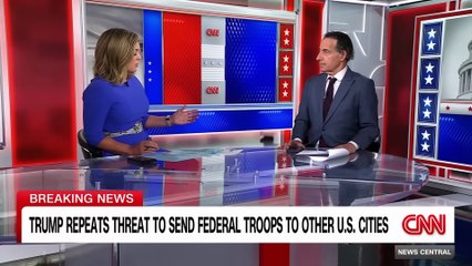 Trump repeats threat to send federal troops to other  US cities