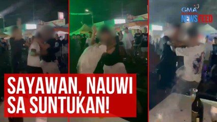 Sayawan, nauwi sa suntukan! | GMA Integrated Newsfeed