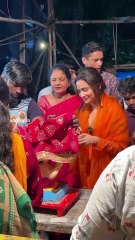 ankita lokhande gets ready to take bappa home