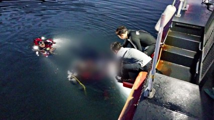 통영 욕지도 해상 차량 추락...운전자 숨진 채 발견 / YTN