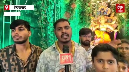 हैदराबाद में गणेश पंडाल को दिया जंगल लुक, देखने में बहुत आकर्षक