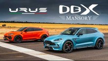 650hp Lambo Urus vs Aston Martin DBX DRAG RACE: 1016 Industries vs Mansory
