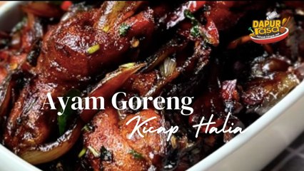 Ayam Goreng Kicap Halia, Tak Sampai 30 Minit, Siap!
