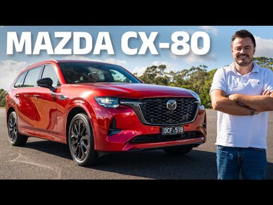 Mazda CX-80 (inc. 0-100 & braking) review: Worth spending extra for the hybrid?