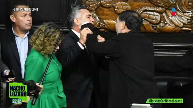 “Alito” Moreno y Gerardo Fernández Noroña se agarraron a golpes ¿Qué pasó? Aquí la crónica