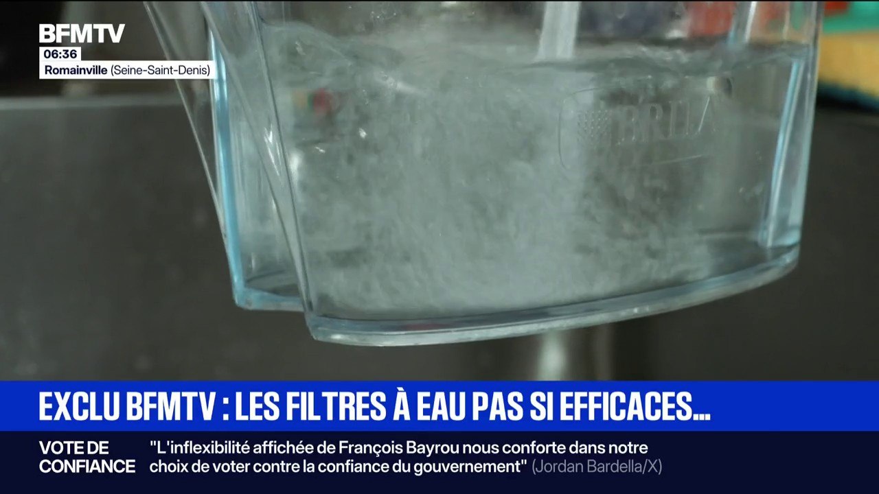 EXCLU BMFTV - L'efficacité des filtres à eau remise en question par une enquête de 60 Millions de consommateurs