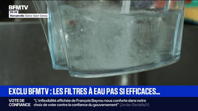 EXCLU BMFTV - L'efficacité des filtres à eau remise en question par une enquête de 60 Millions de consommateurs