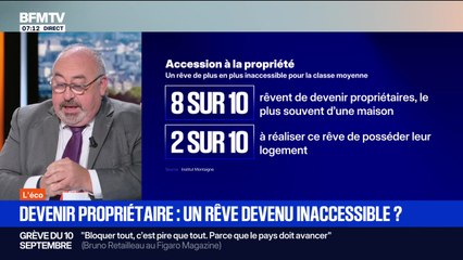 BFM éco : Devenir propriétaire, un rêve devenu inaccessible ? - 28/08
