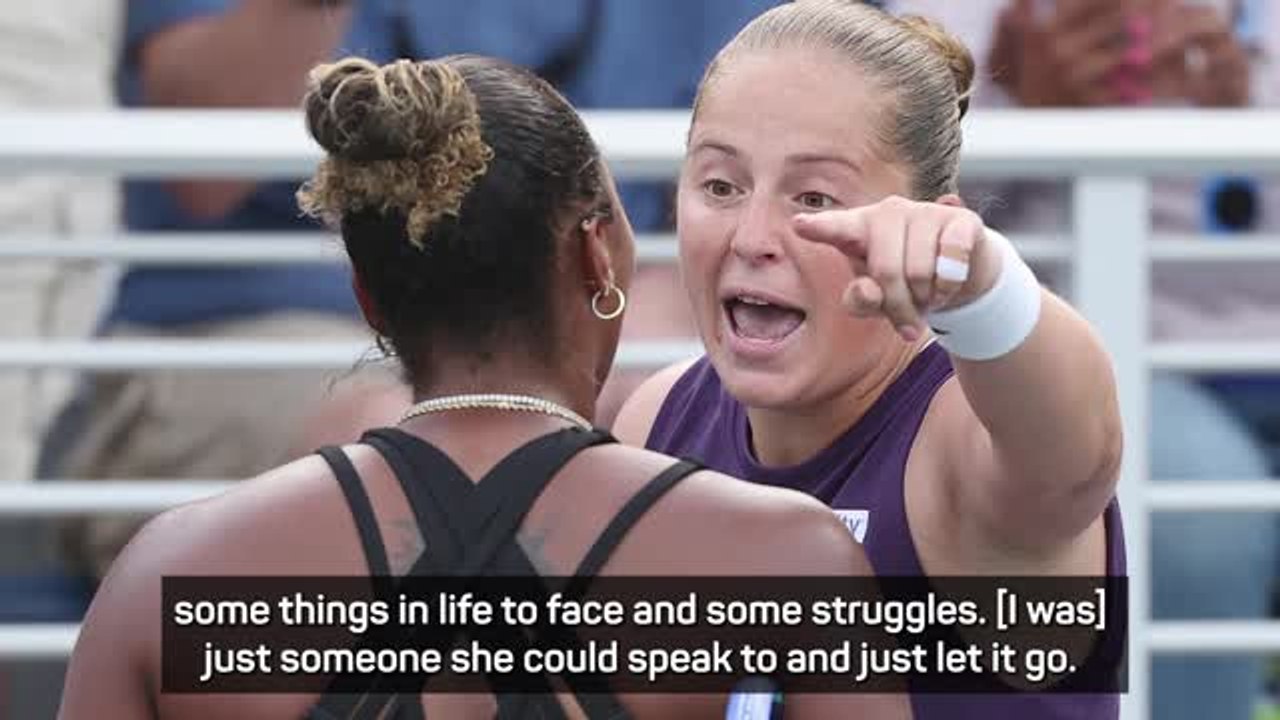 Sabalenka trying to help friend Ostapenko after Townsend row