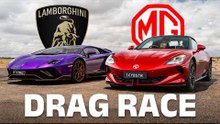 Lambo vs MG drag race: Aventador Ultimae vs Cyberster, can electric beat V12?