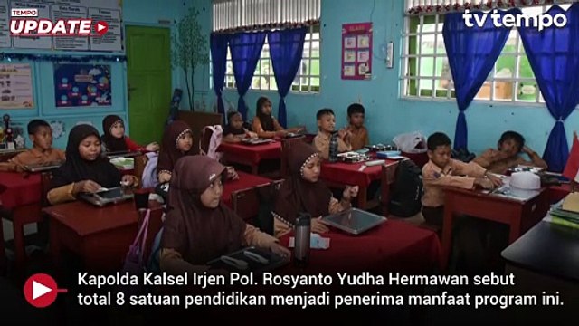 Polda Kalsel Bagikan 1.700 Porsi Makan Bergizi Gratis