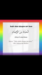 Malu Sebagaian Dari Iman
