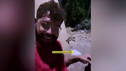 Ankara'da bir şahıs, köpeğe alkol içirdi o anları paylaştı