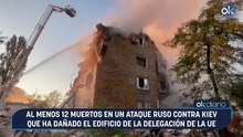 Al menos ocho muertos en un nuevo ataque con drones y misiles de Rusia contra Kiev