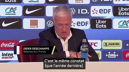 Deschamps sur Mbappé : "Il est reparti sur de très bonnes bases"