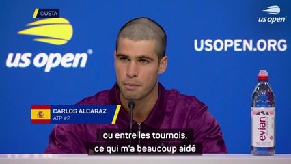 US Open - Alcaraz : “J’ai pris des jours entre les tournois, ça me permet d’être plus régulier”