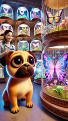 Dog s Magical Gift! Buys GIANT Butterfly to Create a Dream Room for Baby! 🦋🐶#shorts #cute #dog