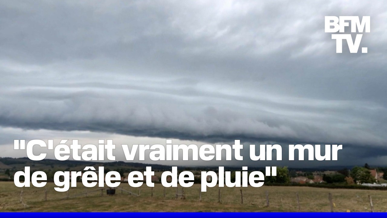 Les images des violents orages qui ont balayé la France des Pyrénées à l'Alsace