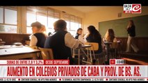 Aumentan los colegios privados... ¿de cuánto es el incremento?