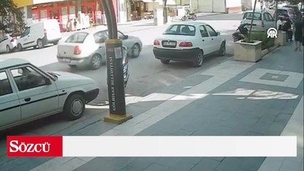 Otomobilin çarptığı yaya yaralandı