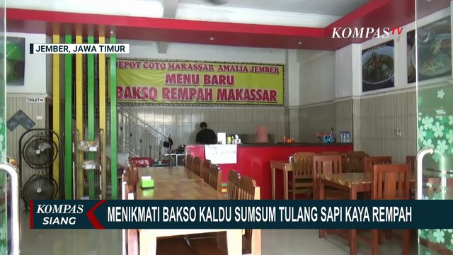 Bakso Rempah Kaldu Sumsum Tulang Sapi, Sensasi Gurih Unik dan Kaya Rasa dari Jember