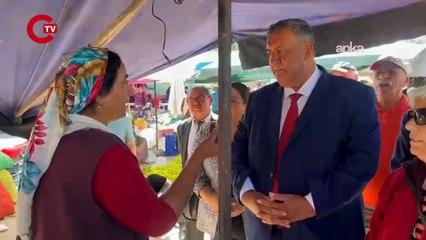 CHP'li Gürer'e dert yanan çiftçi ''20 senedir çiftçiyim böyle bir dönem hiç yaşamadım