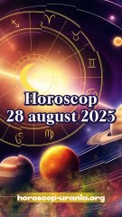 Horoscop 28 august 2025 - oferit de horoscop-urania.org