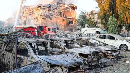 Ataque masivo de Rusia con misiles y drones sobre Kiev deja varios menores muertos