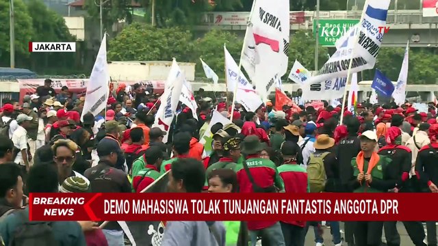 [FULL] Demo Mahasiswa Depan Gedung DPR: Tolak Tunjangan Fantastis hingga Desak RUU Perampasan Aset