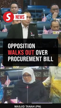 Opposition MPs stage walkout over handling of Government Procurement Bill 2025