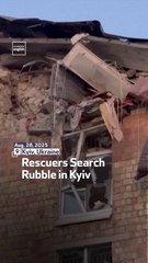 Rescuers Search Rubble In Kyiv