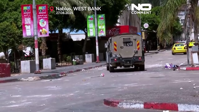 Las fuerzas israelíes asaltan Nablus mientras se intensifica la violencia en Cisjordania