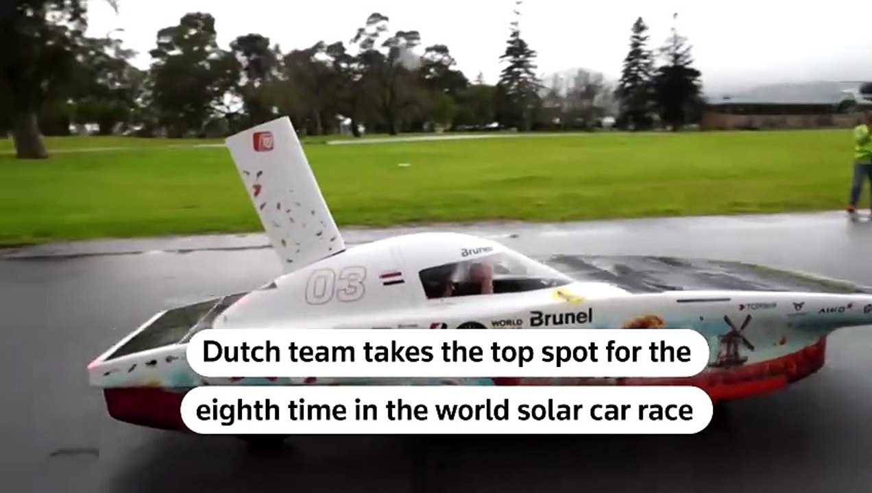 Back From the Ashes: Dutch Team Triumphs in Australian Solar Car Race