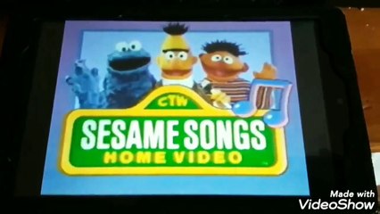 Opening to Sesame Street: We All Sing Together VHS 1993 (Random House Home Video Version)