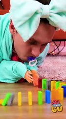 The Ultimate Domino Train Battle: Sister vs Me 🚂🔥