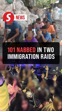 Two immigration raids sees 101 people nabbed