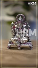 ✨ A timeless piece of faith – Silver Ganesh Murti, made to inspire devotion.#ganpatibappamorya #ganeshchaturthi #ganeshfestival #ganeshutsav #ganeshchaturthi2025