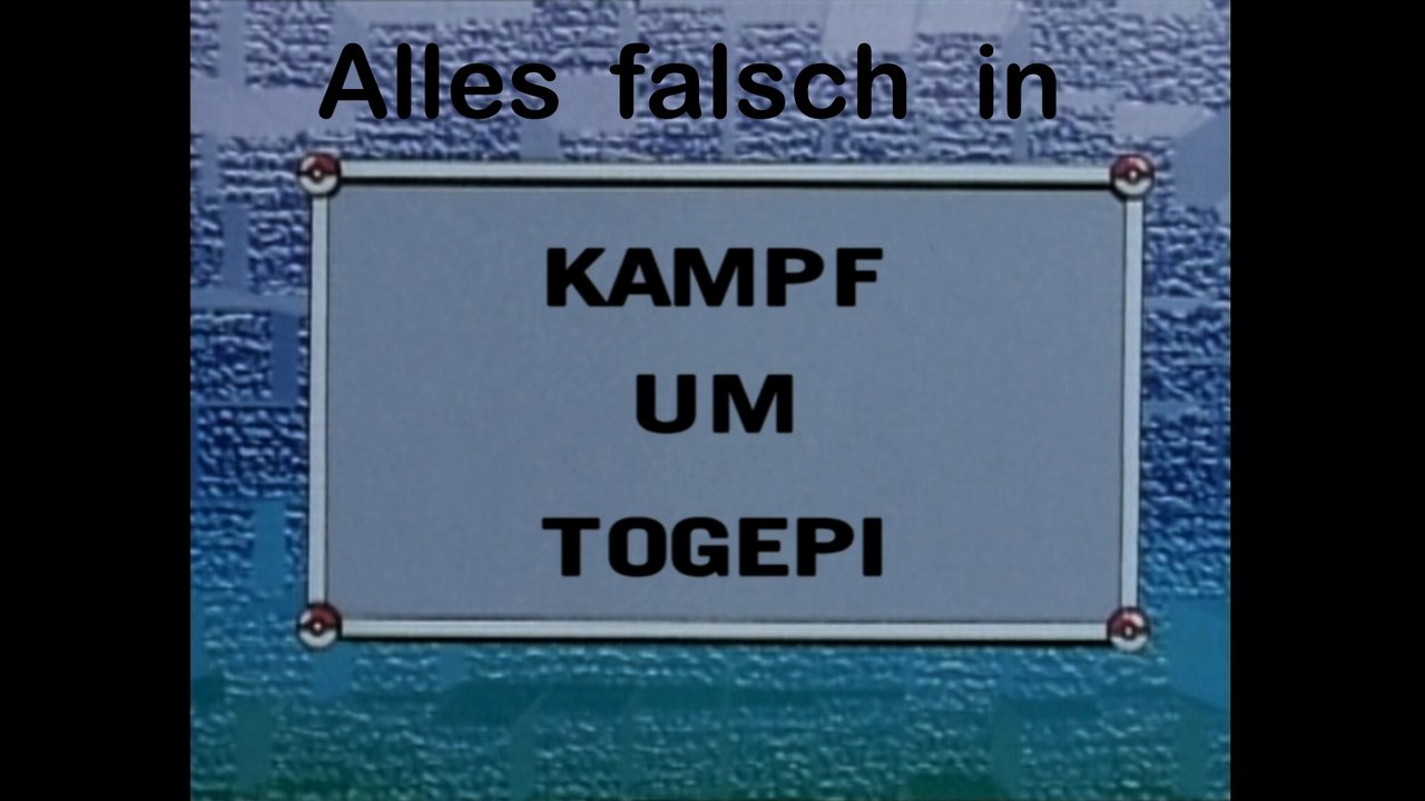 Alles falsch in Pokémon: Episode 51 (Kampf um Togepi)