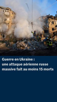 Guerre en Ukraine : la Russie a tiré 629 drones et missiles lors d’une attaque « massive »
