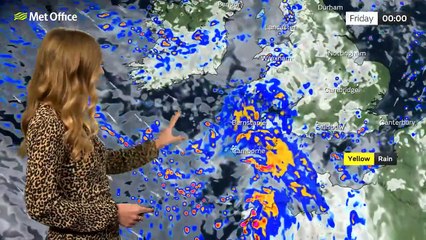 Met Office Thursday Afternoon Weather Forecast 28/08/2025