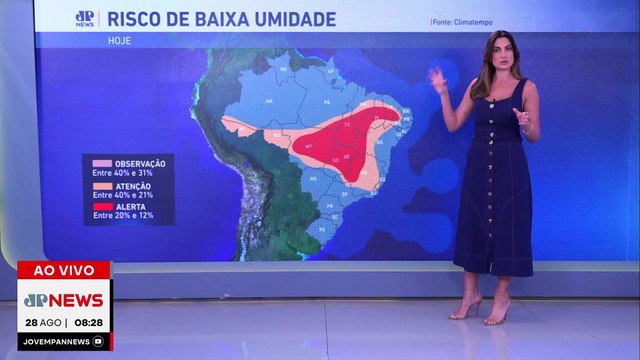 Centro-Oeste entra em alerta por baixa umidade | Previsão do Tempo