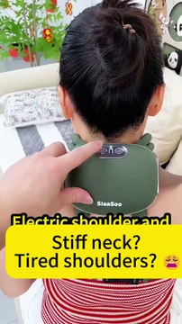 Neck & Shoulder Massager 💆 | Deep Relief, Heat Therapy & Stress-Free Relaxation